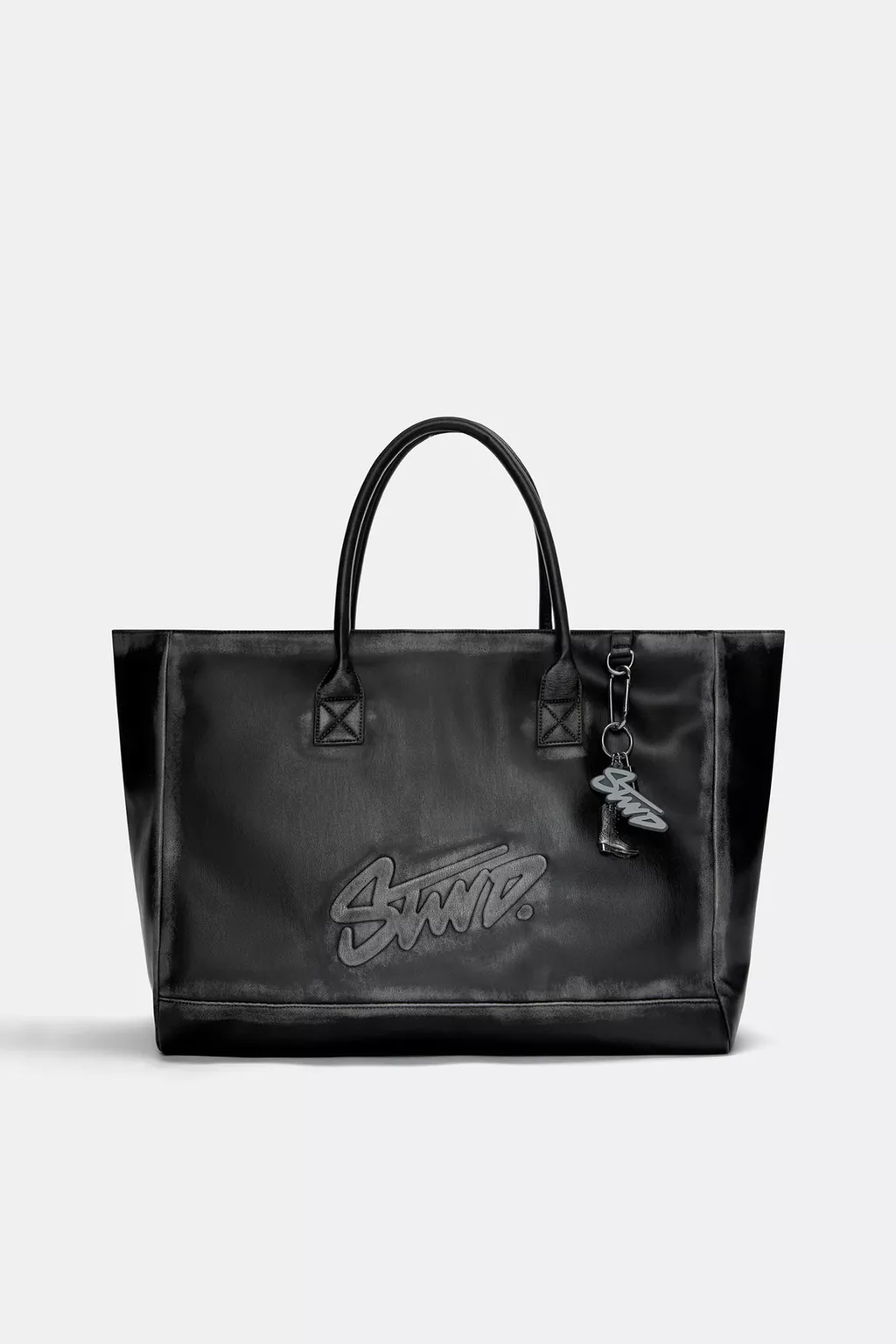 Distressed Detailed STWD tote bag