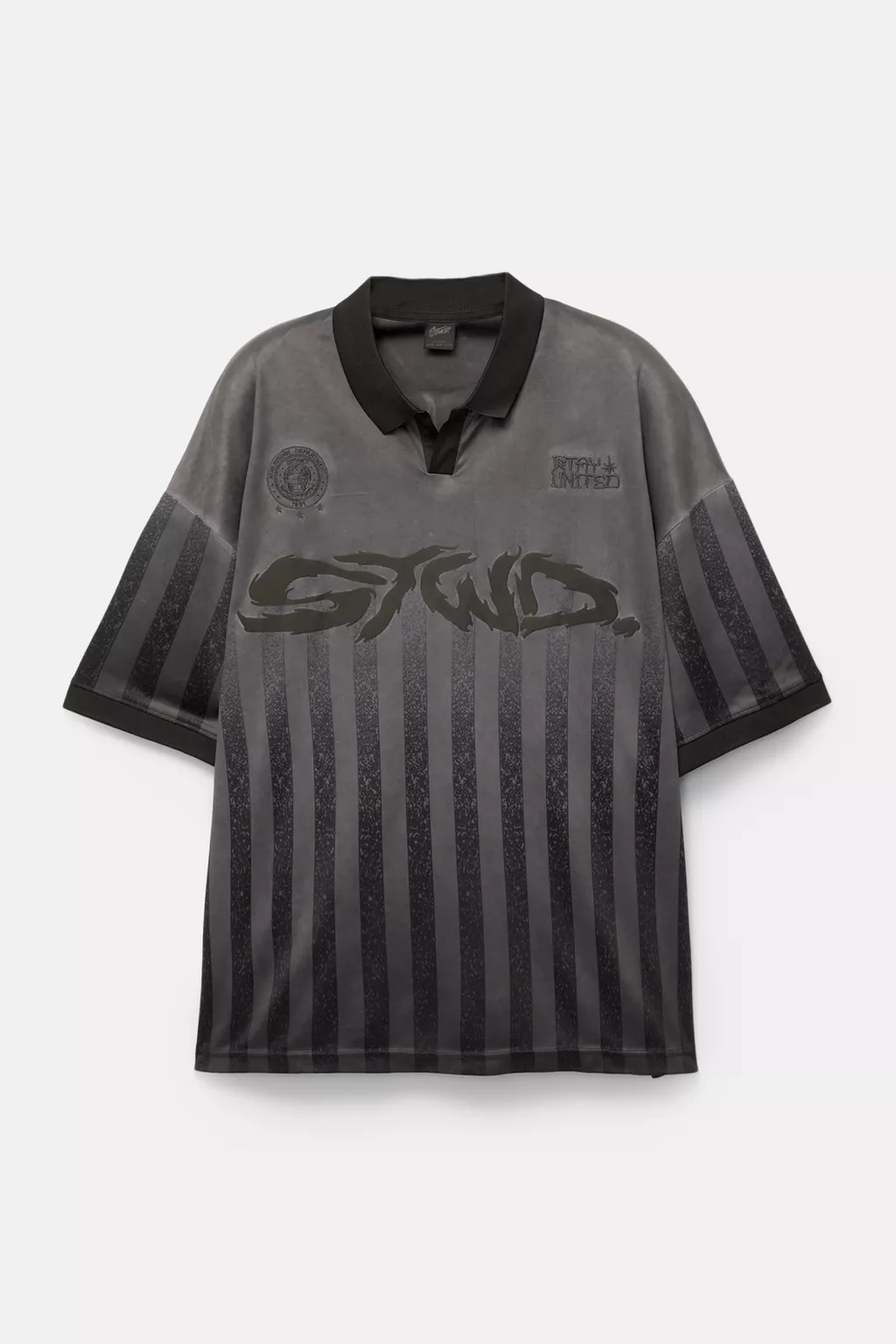 Polo Collar Striped STWD T-shirt