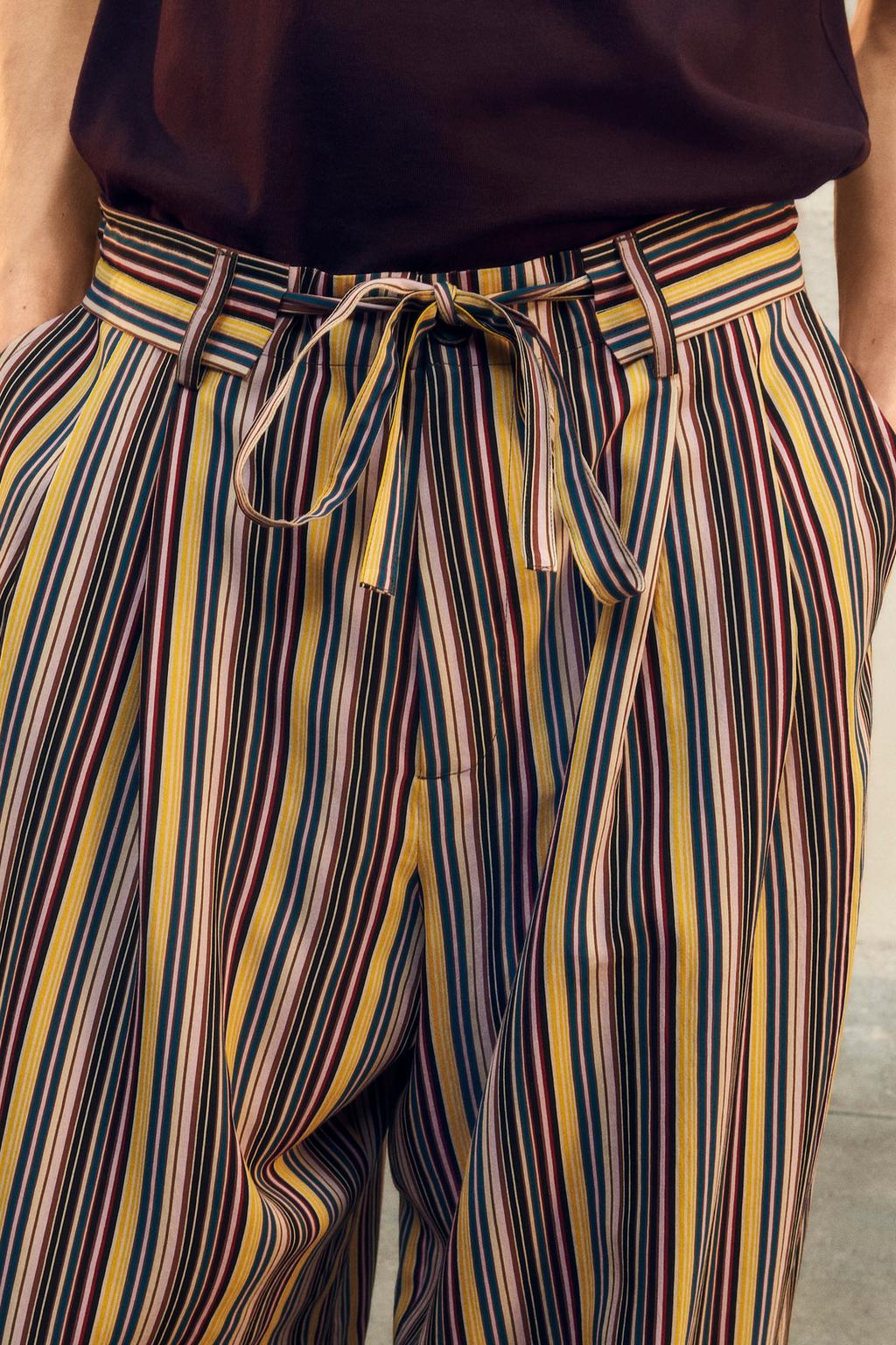 WIDE-FIT STRIPED TROUSERS - LIMITED EDITION