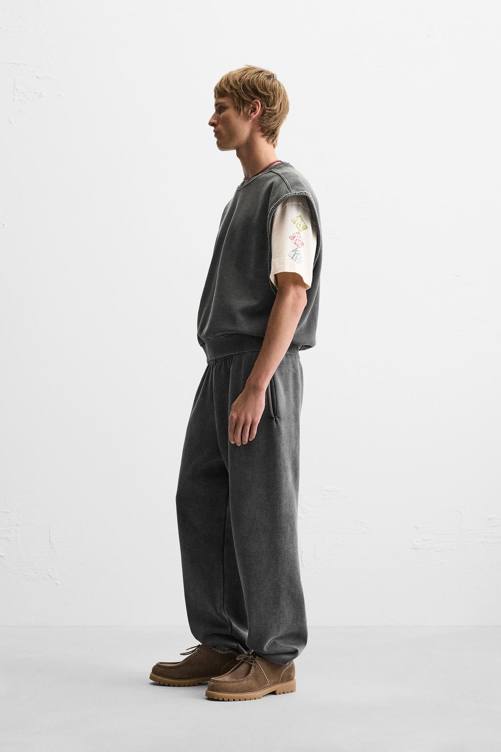 WASHED FLEECE GILET