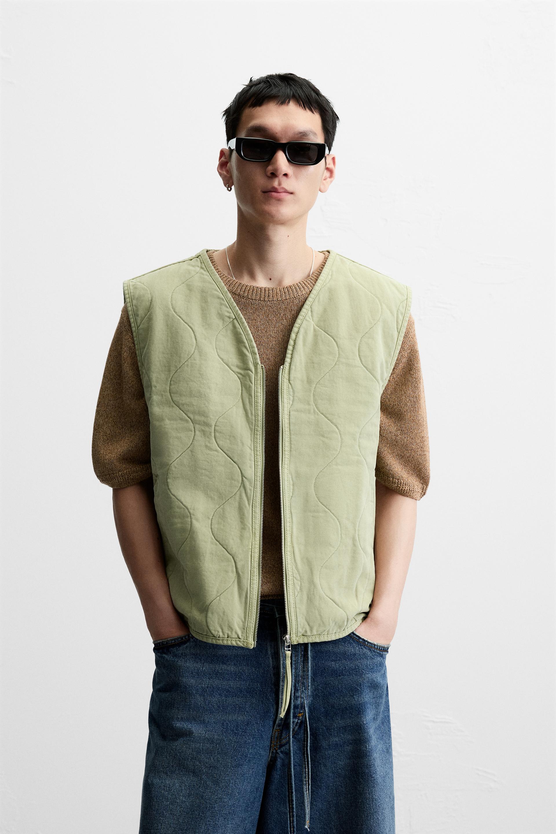WASHED PADDED GILET