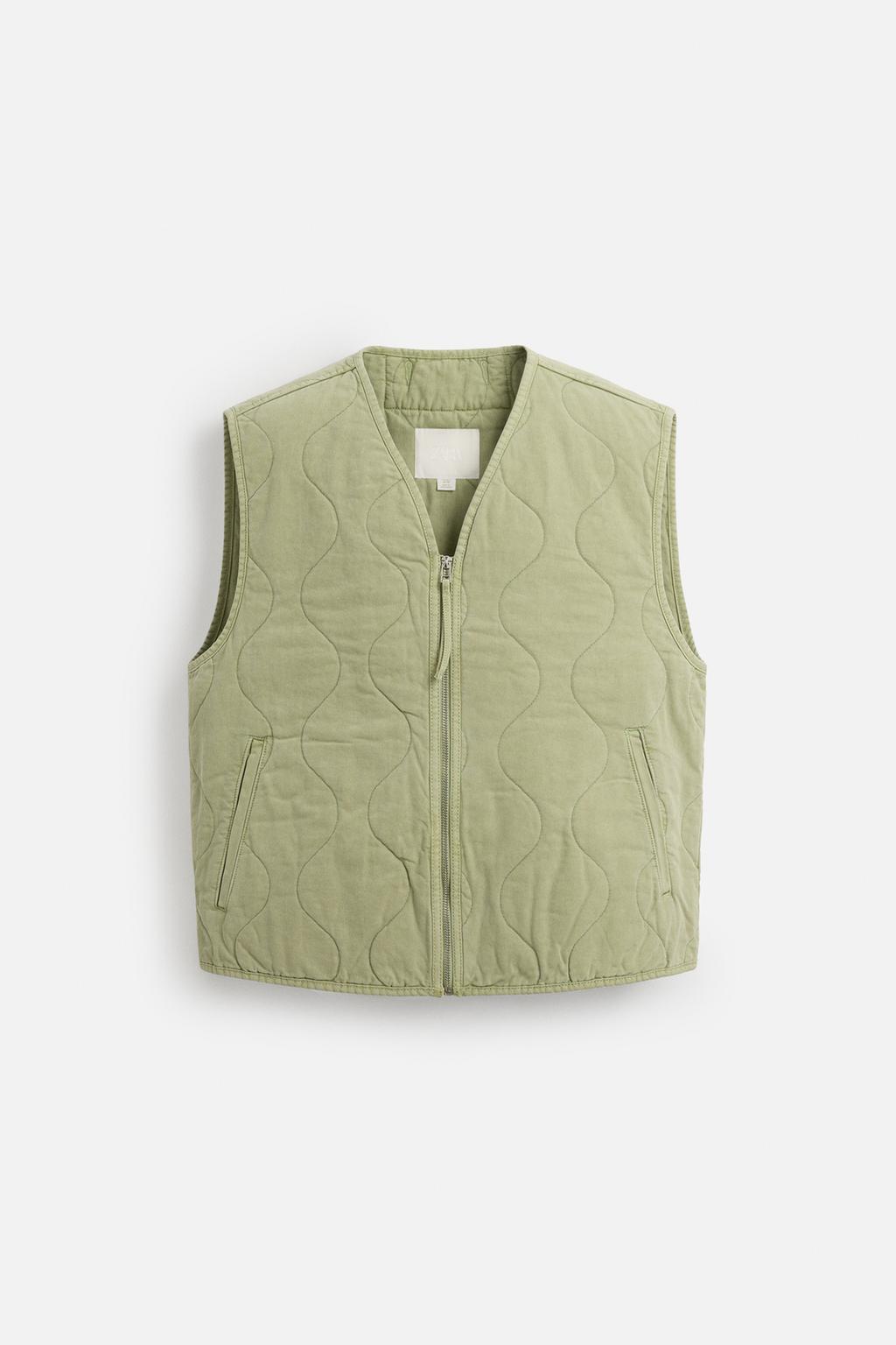 WASHED PADDED GILET