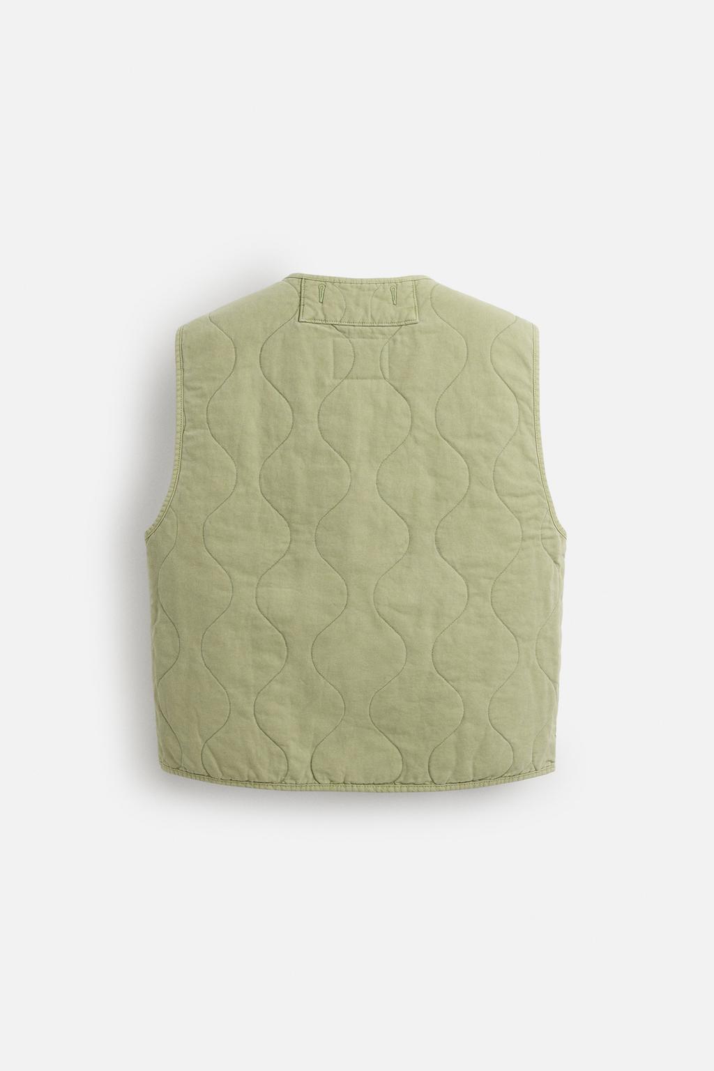 WASHED PADDED GILET