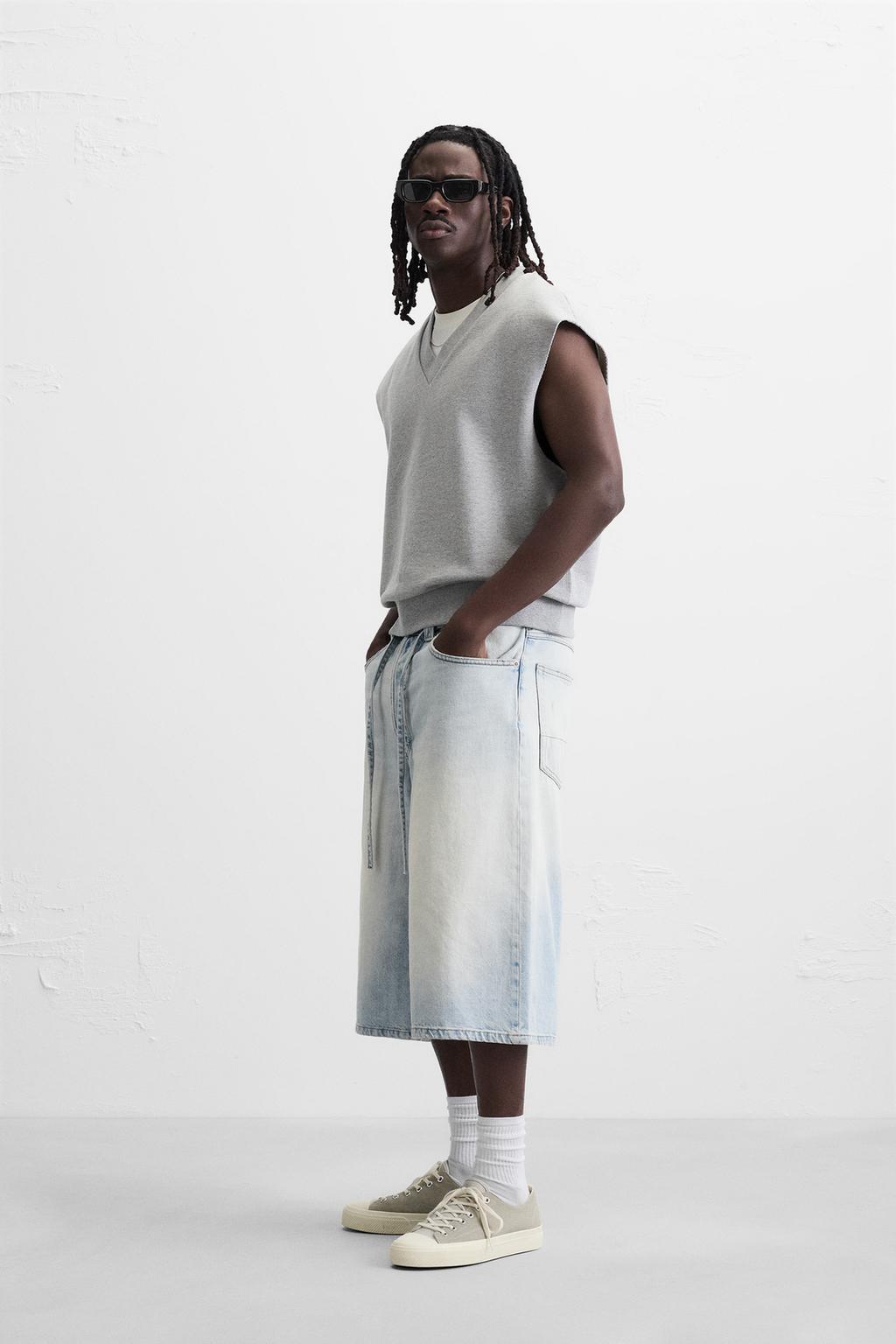 IRREGULAR FINISH FLEECE GILET