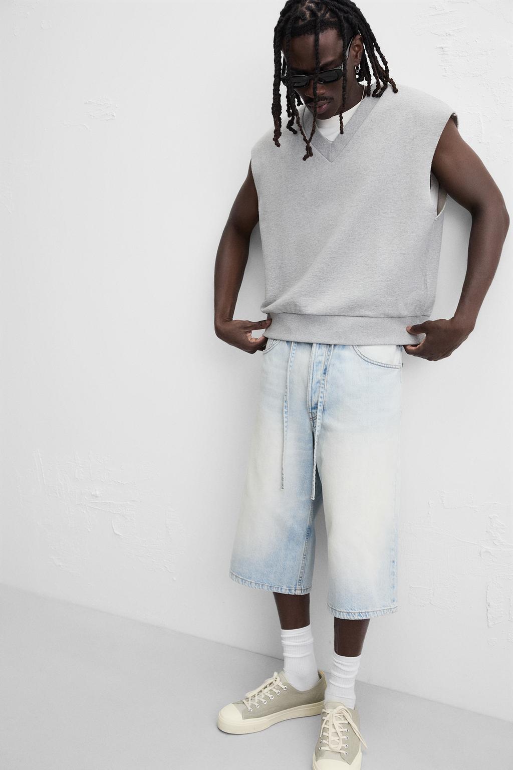 IRREGULAR FINISH FLEECE GILET