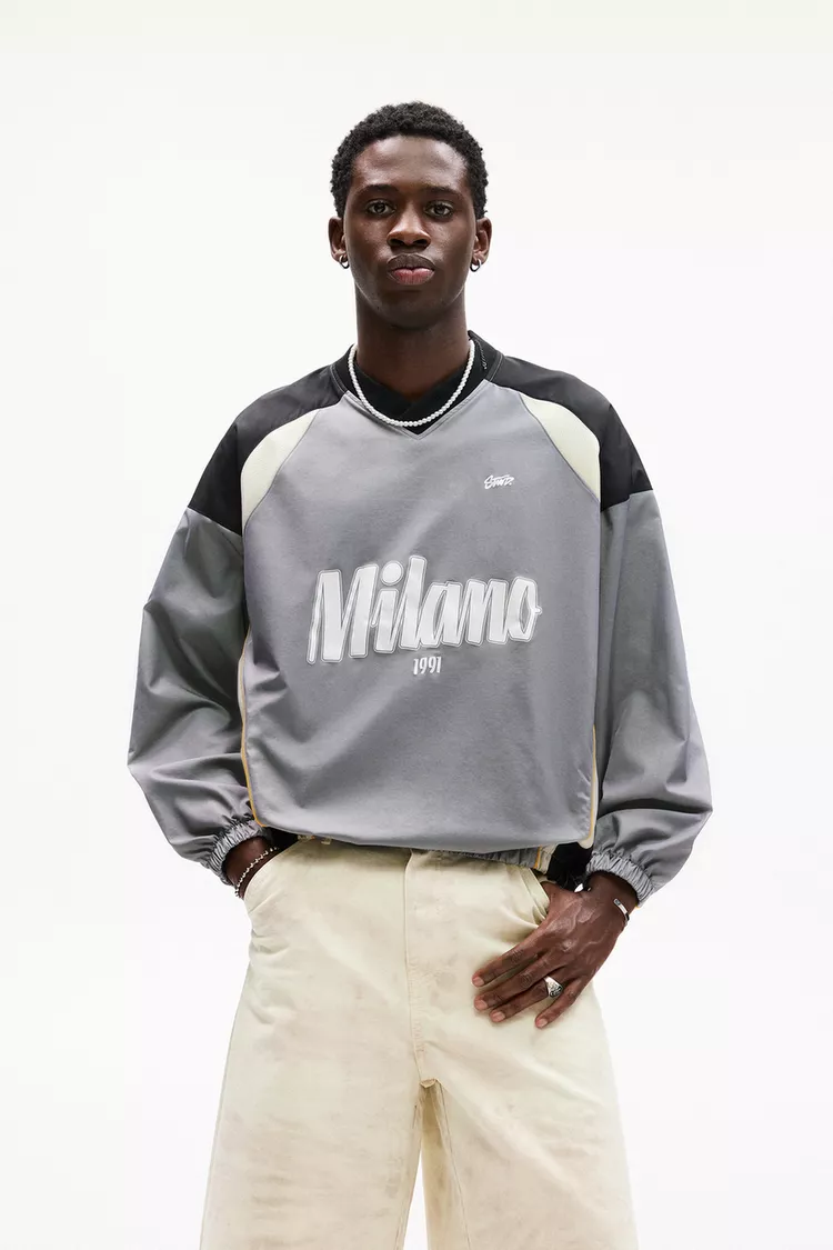 STWD windbreaker jacket with Milano lettering