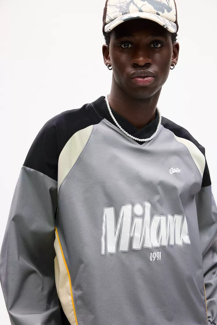 STWD windbreaker jacket with Milano lettering