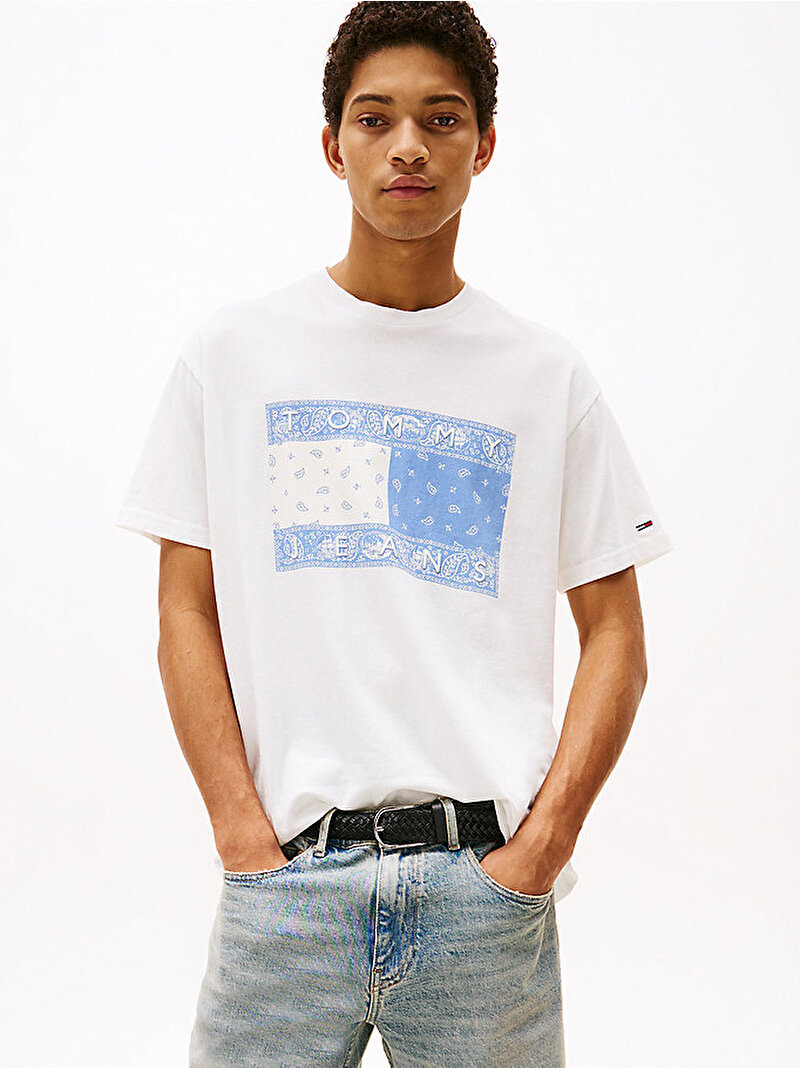 men's tjm reg paisley flag t-shirt