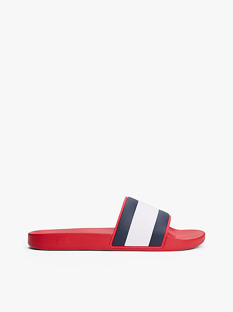 men's rubber th flag beach slippers