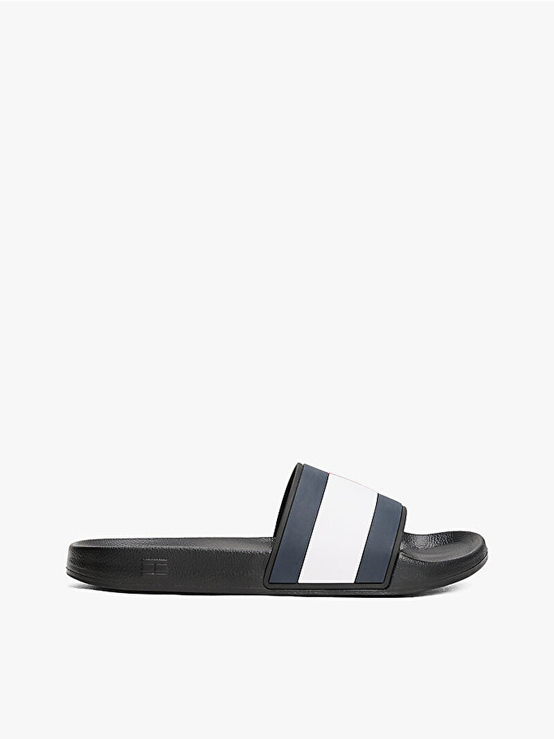men's rubber th flag beach slippers