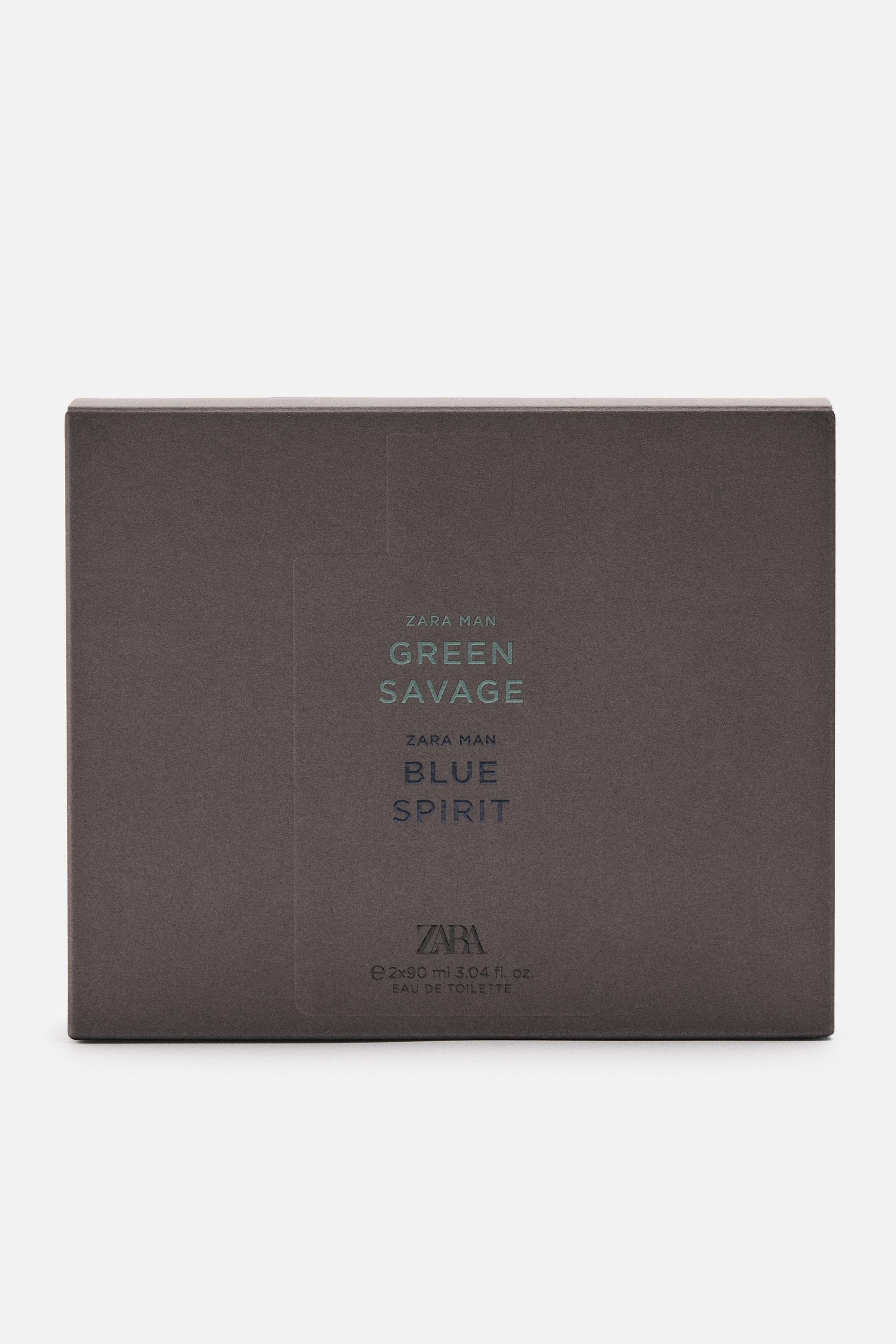 BLUE SPIRIT SUMMER + GREEN SAVAGE SUMMER EDT 2 X 90 ML / 3.04 oz