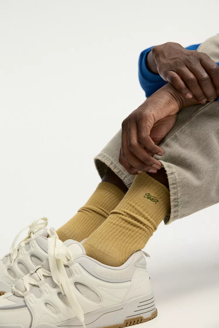 STWD embroidered socks set