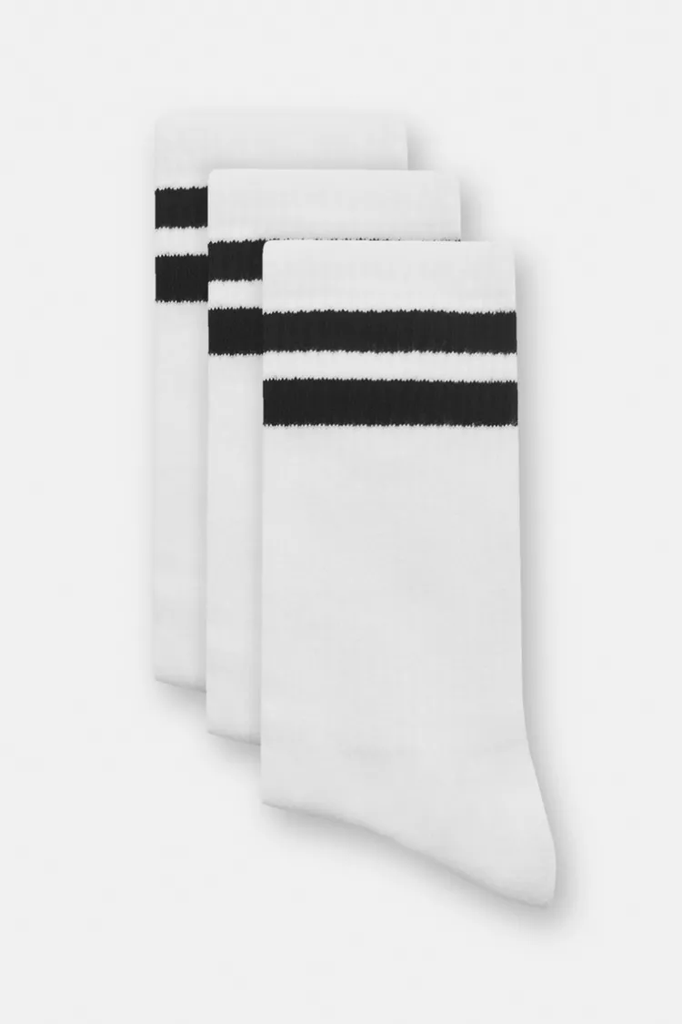 White sports socks