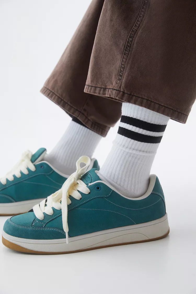 White sports socks