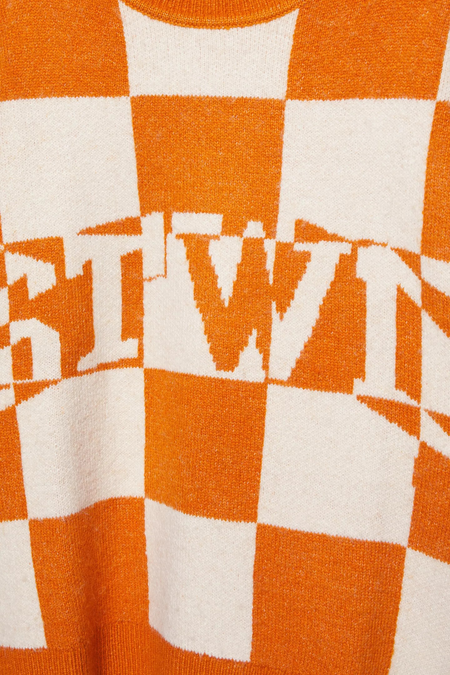 STWD checked sweater