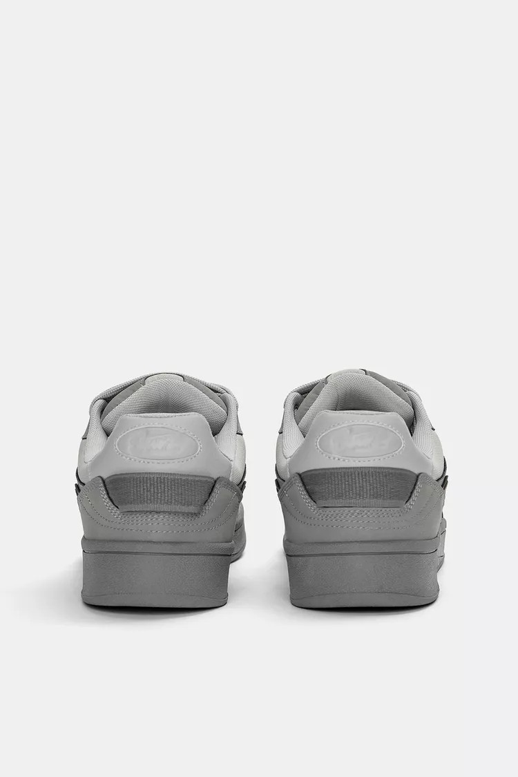 STWD panelled skate trainers