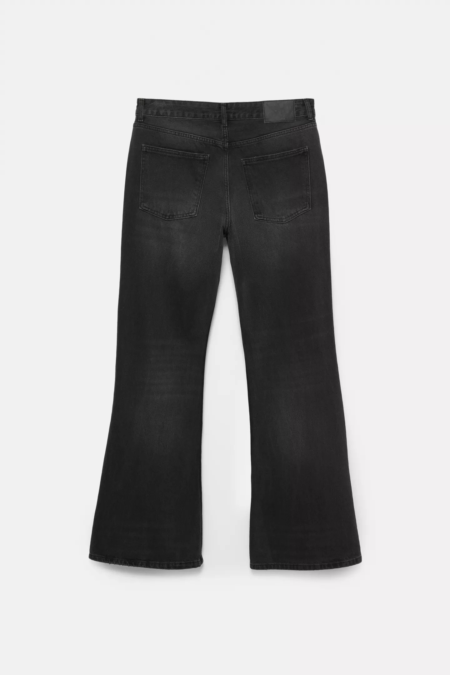 Slim fit bell-leg jeans