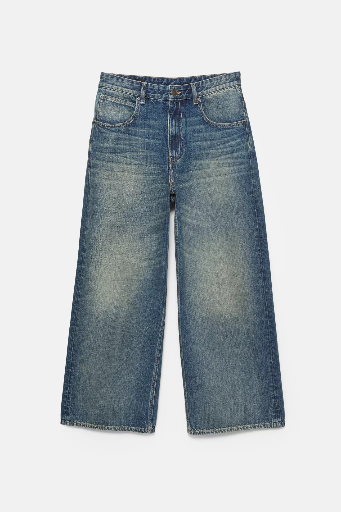 Wide straight jeans
