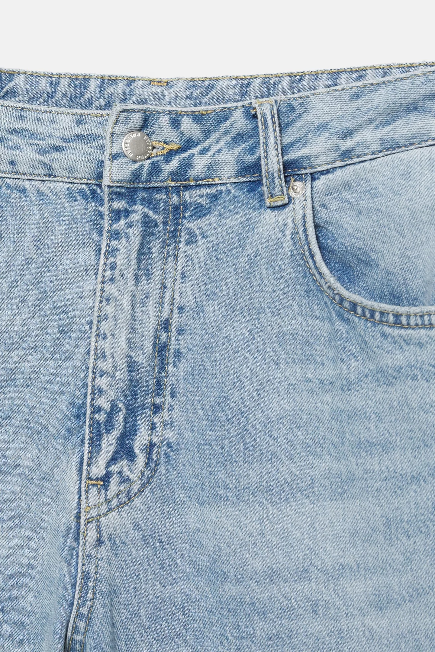 Slim fit çan paça jean