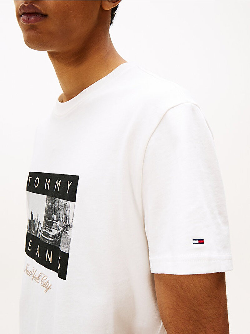 Men's TJM Regular Photo Flag T-Shirt