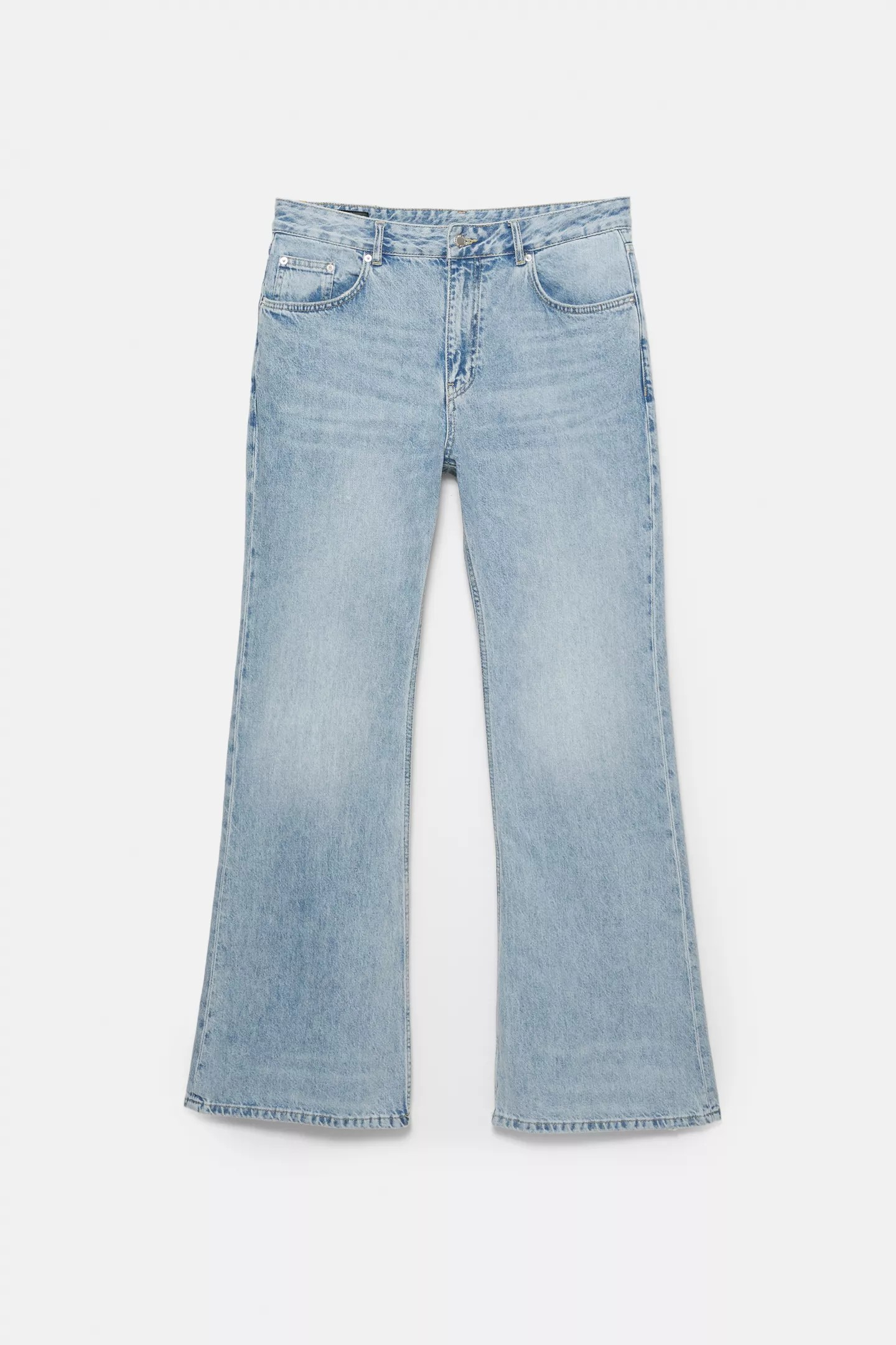 Slim fit çan paça jean