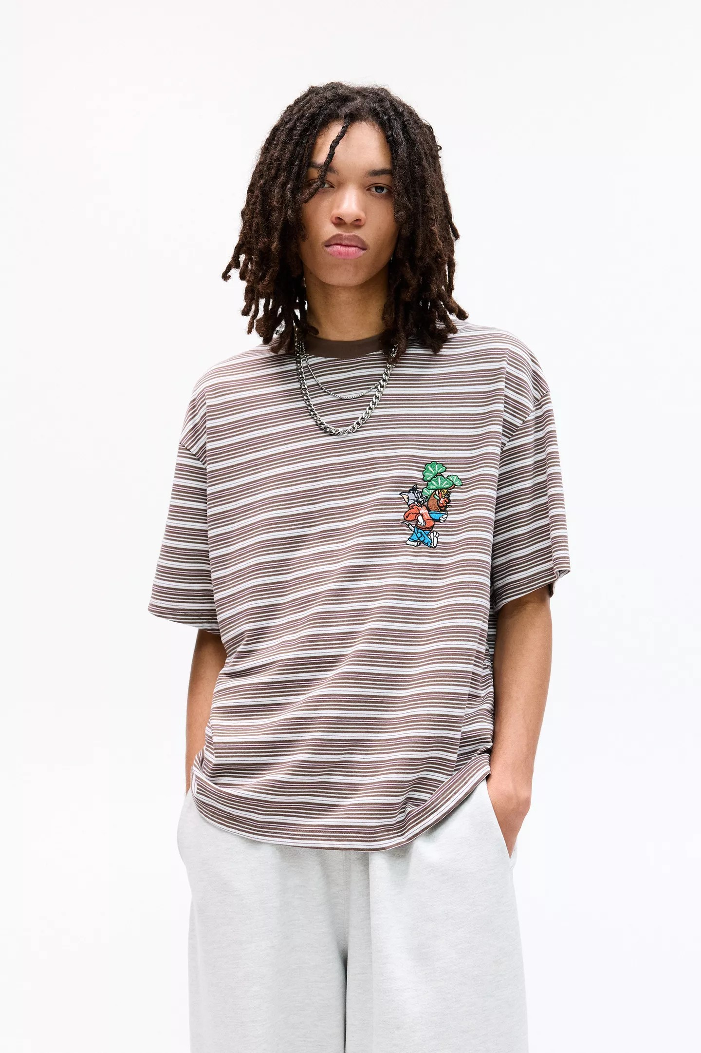 Tom & Jerry striped T-shirt