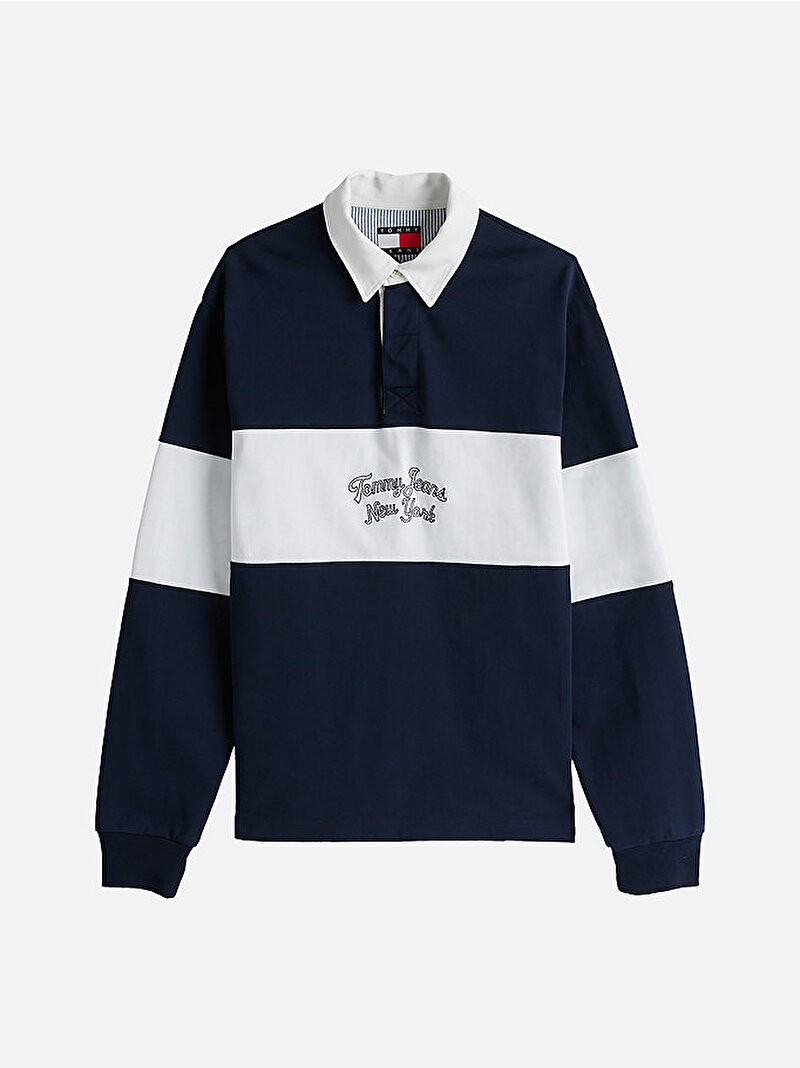 Men's TJC Colorblock Rugby Polo T-Shirt