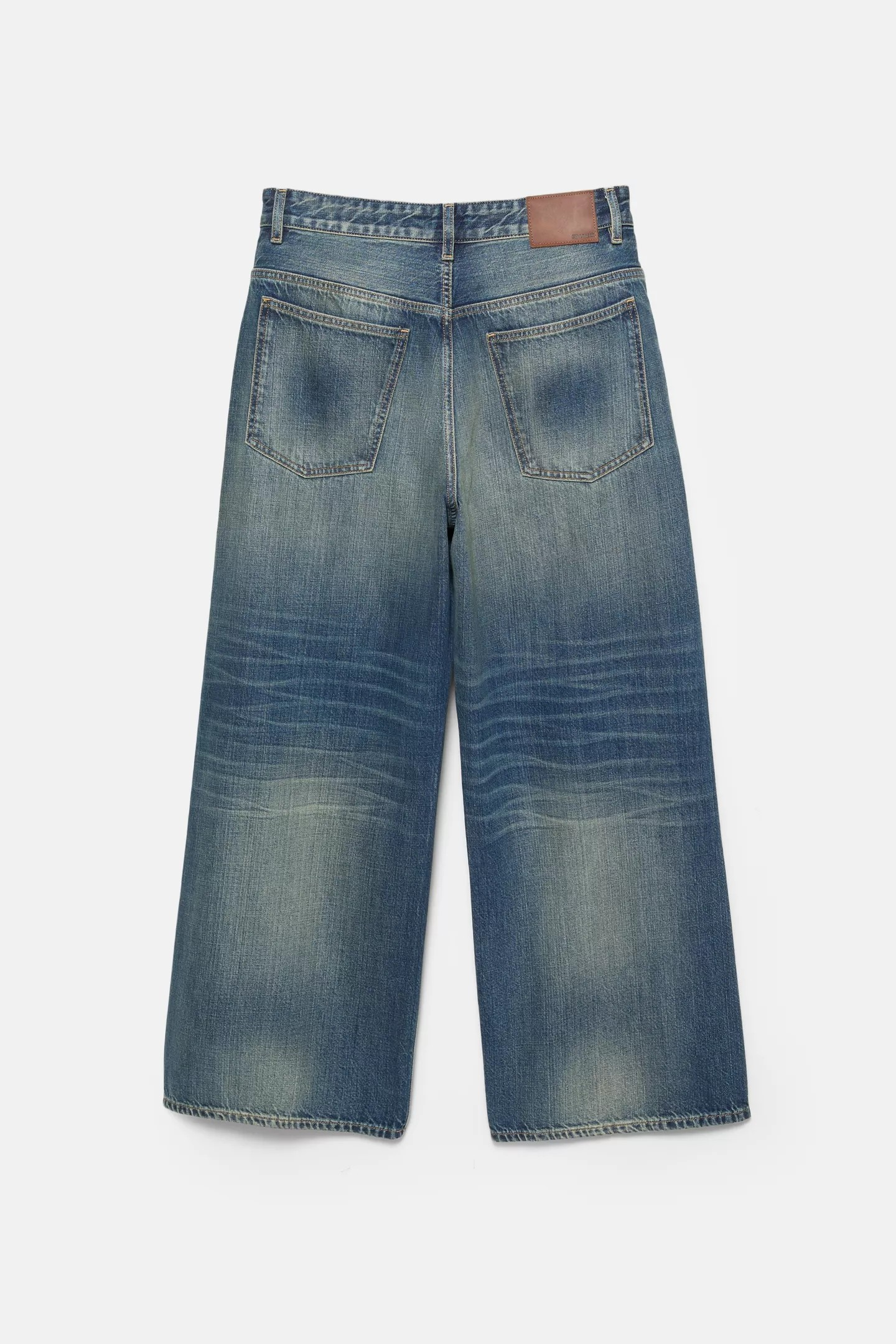 Wide straight jeans