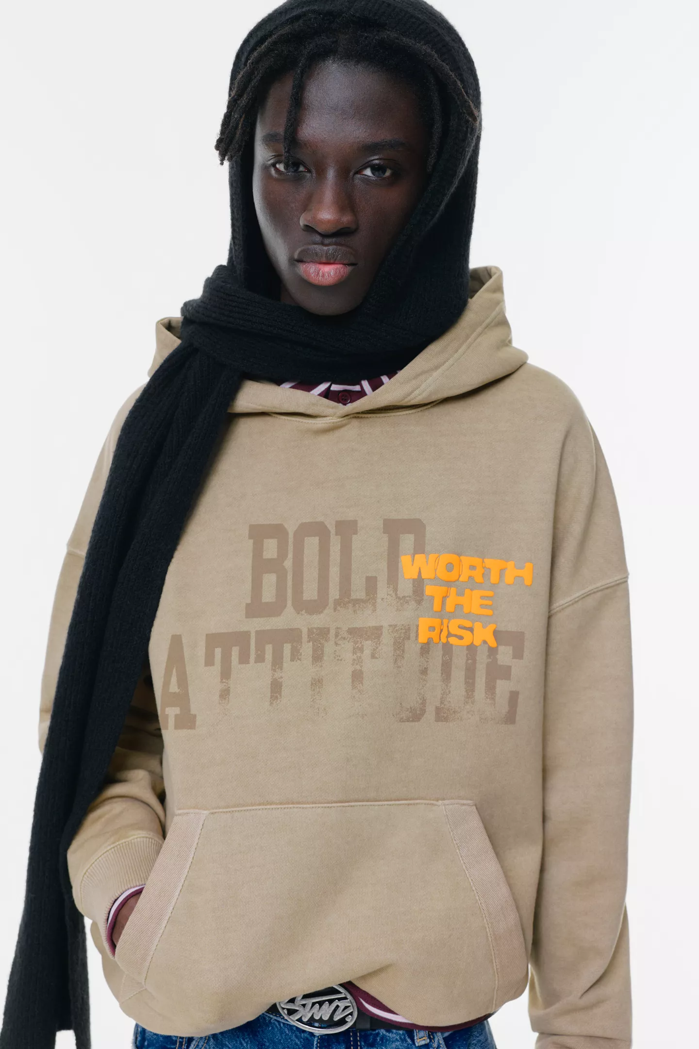 Hooded Bold Attitude sweatshirt