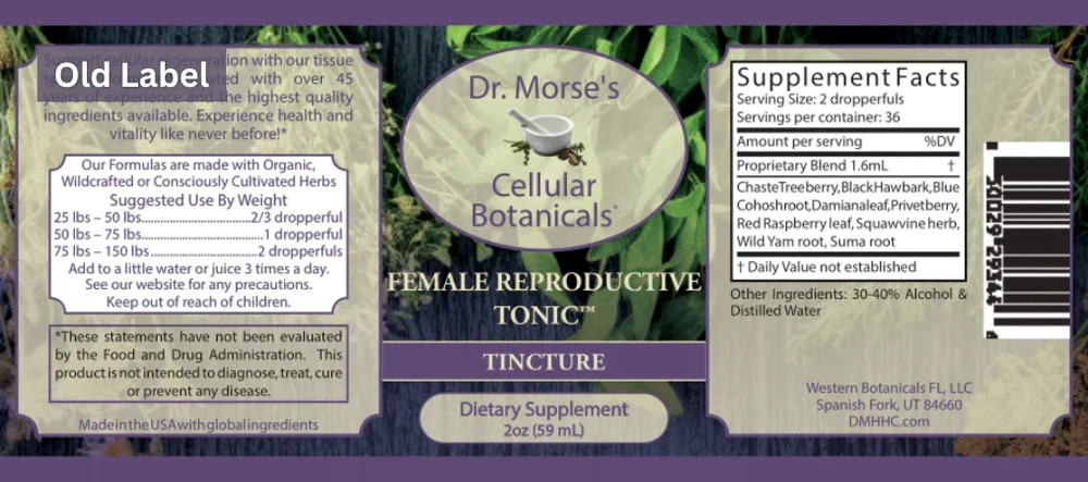 Female Reproductive Tonic (59 ml tinktūra)