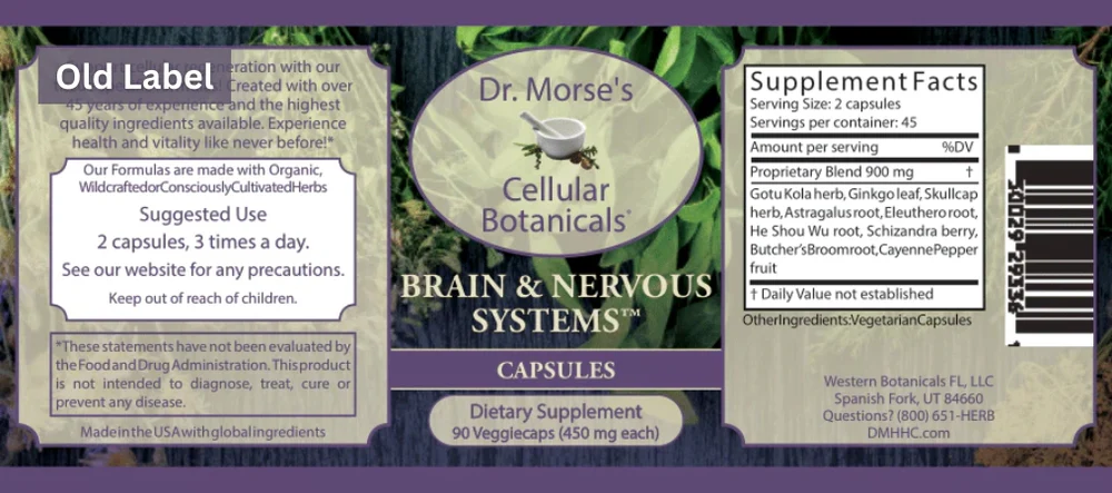 Brain & Nervous Systems (90 kapsulių)