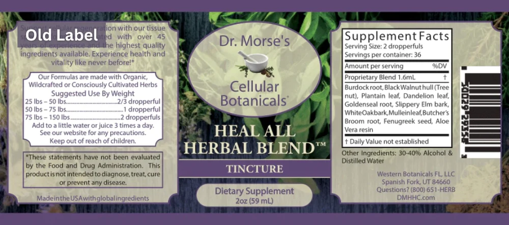 Heal All Herbal Blend (59 ml tinktūra)