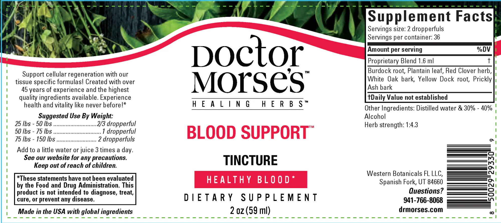 Blood Support (59 ml tinktūra)