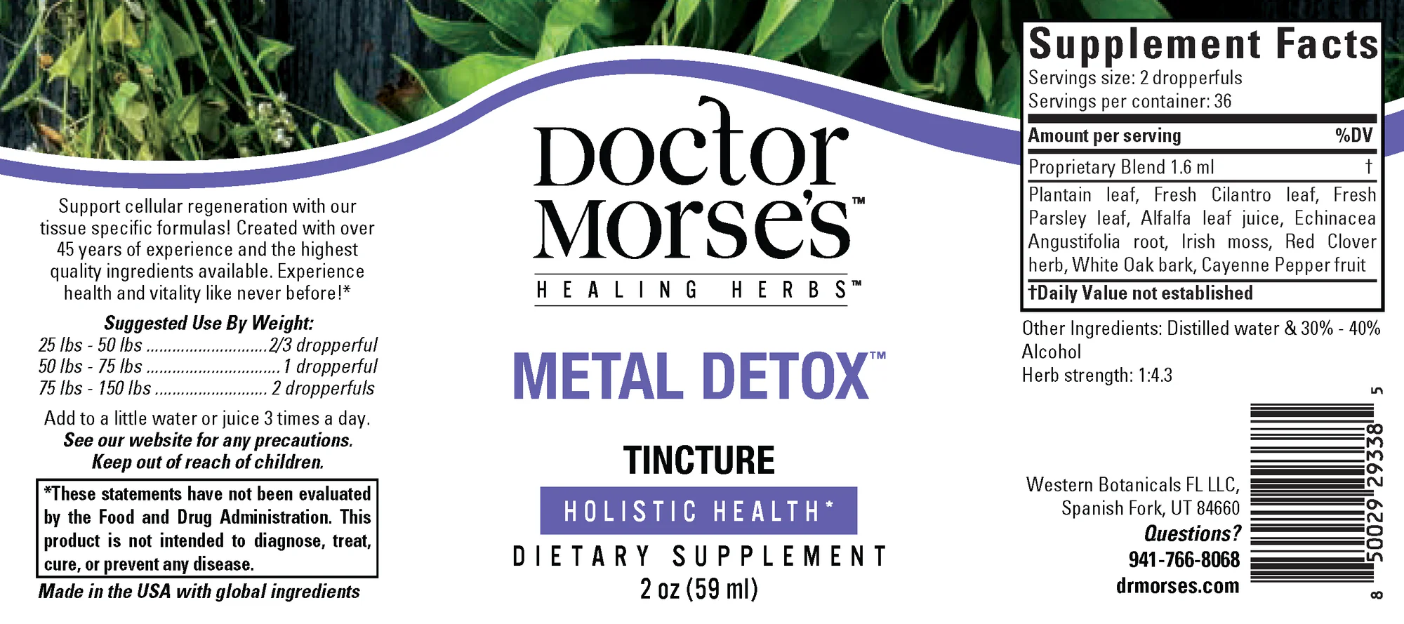 Metal Detox (59 ml tinktūra)