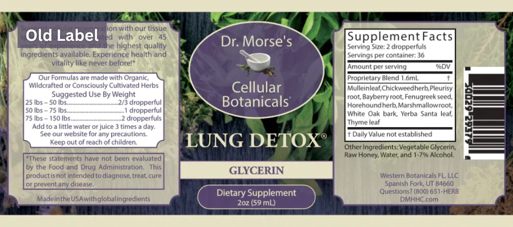 Lung Detox (59 ml glicerinas)