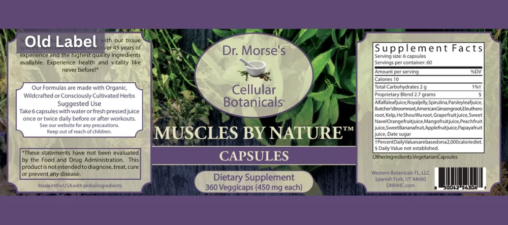 Muscles by Nature (360 kapsulių)