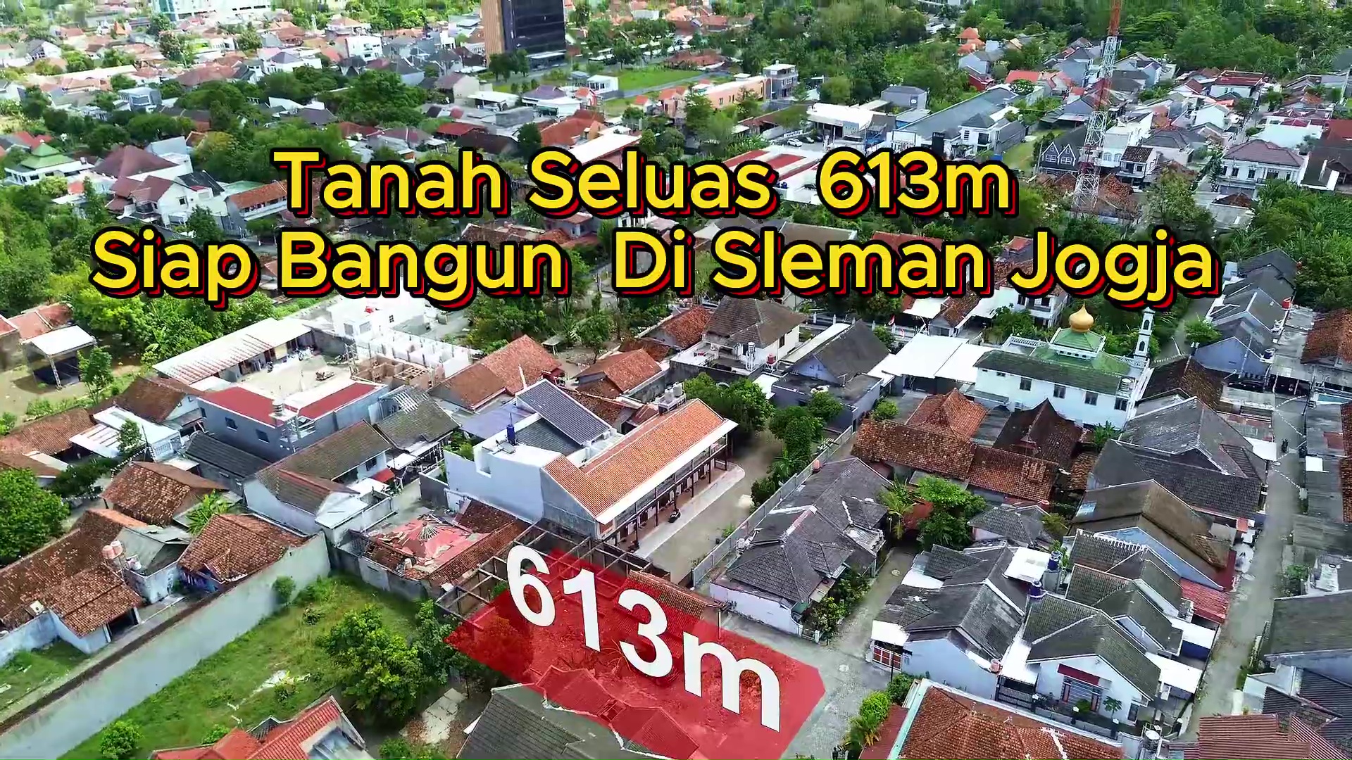 DL-056 Jual Tanah Siap Bangun Luas 613m² Di Sleman Jogja Dekat Kampus UGM Lokasi Strategis!!!