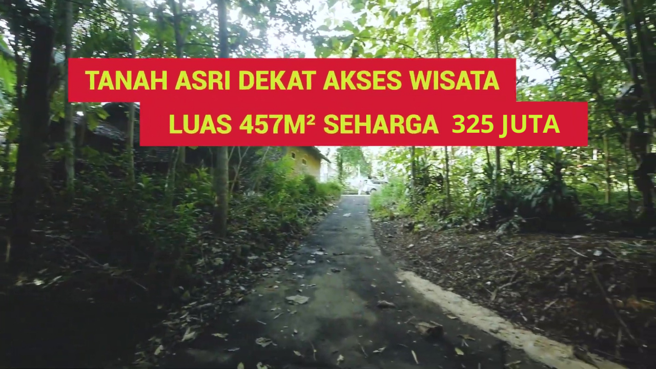 DL-051 (SOLD) Turun Harga!!! Tanah Seluas 457m² Di Jalan Godean 18km dari Tugu Jogja menjadi 325jt (dari 350jt)