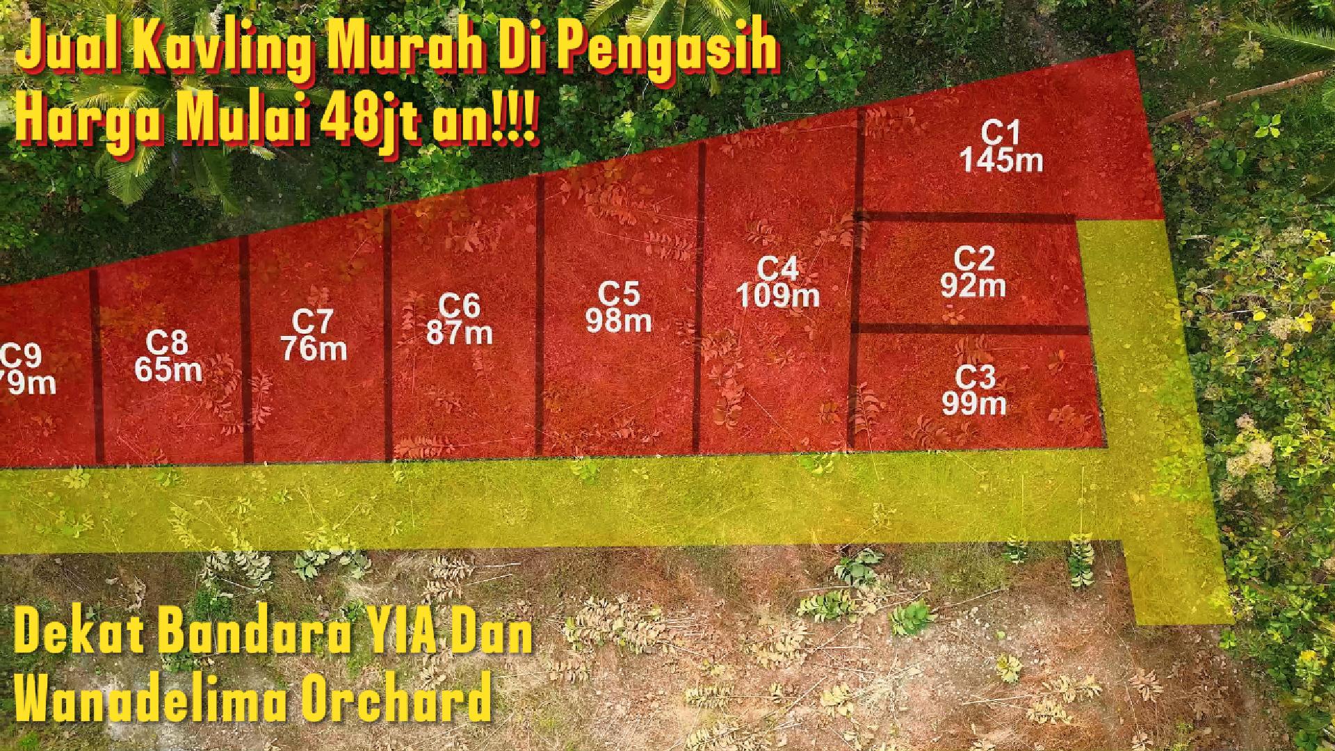 DL-050 Jual Tanah Kavling Di Pengasih Harga Mulai 49jt!!! Dekat Bandara Dan Wisata Nanggulan (blok c)