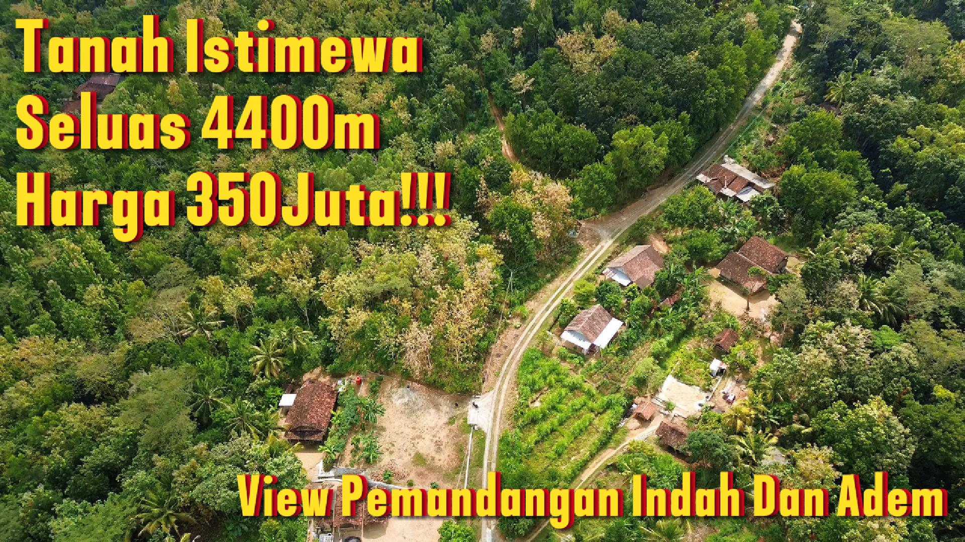 DL-023 (SOLD) Tanah Murah Luas 4400m² Harga Hanya 350Juta!!! di Jogja Barat Dengan Pemandangan Indah