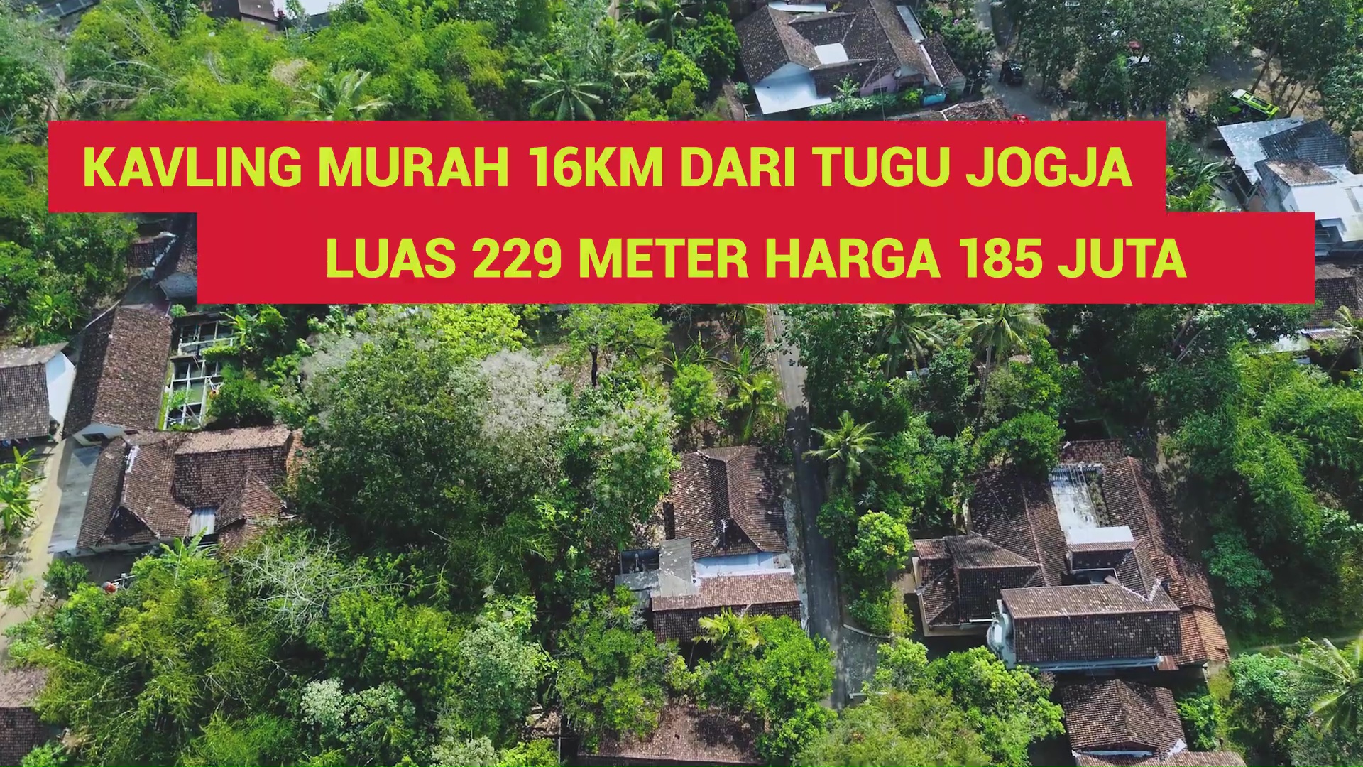 DL-041 (SOLD) Kavling Murah! 16KM Dari Tugu Jogja, Luas 229m² & 228m² Harga 185 Juta Dekat Wisata Kuliner