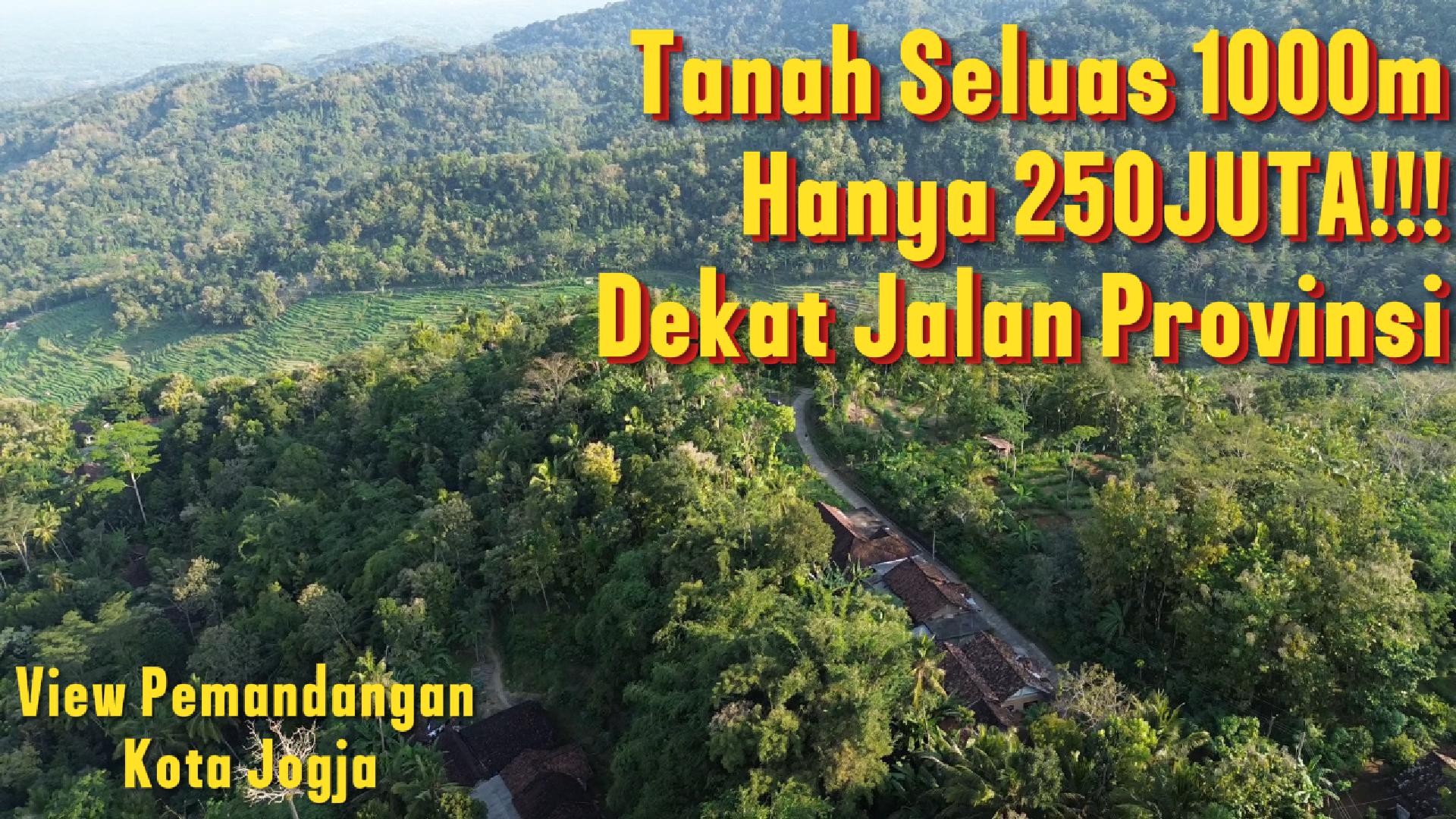 DL-012 (SOLD) Jual Tanah Di Jogja Barat Seluas 1000m² Seharga 250juta Dengan View Kota Jogja!!!