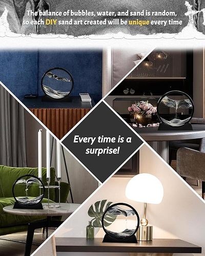 Sand Art Liquid Motion Ornament