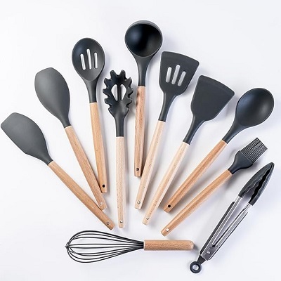 Silicone Cooking Kitchen Utensil Set