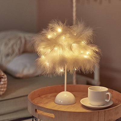 Feather Lamp