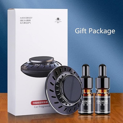  Car Aromatherapy Solar Vortex Rotating