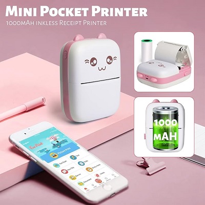  Portable Mini Pocket Printer