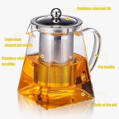  Glass Tea Pot & Coffee Maker.
