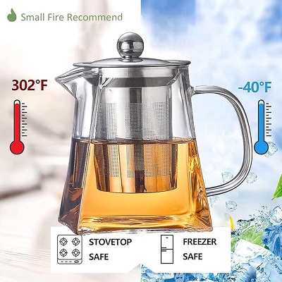  Glass Tea Pot & Coffee Maker.