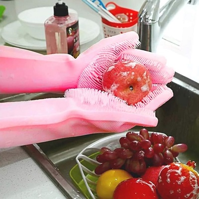 Silicone Cleaning Gloves